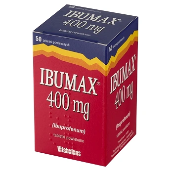 Ibumax 400 mg, 50 tabletek powlekanych