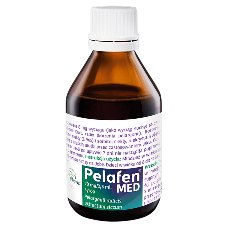Pelafen, syrop na objawy przeziębienia, butelka 100 ml