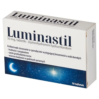 Luminastil, tabletki o działaniu nasennym, 10 szt.
