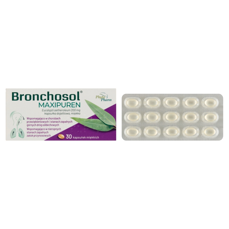 Bronchosol Maxipuren, 30 kapsułek dojelitowych