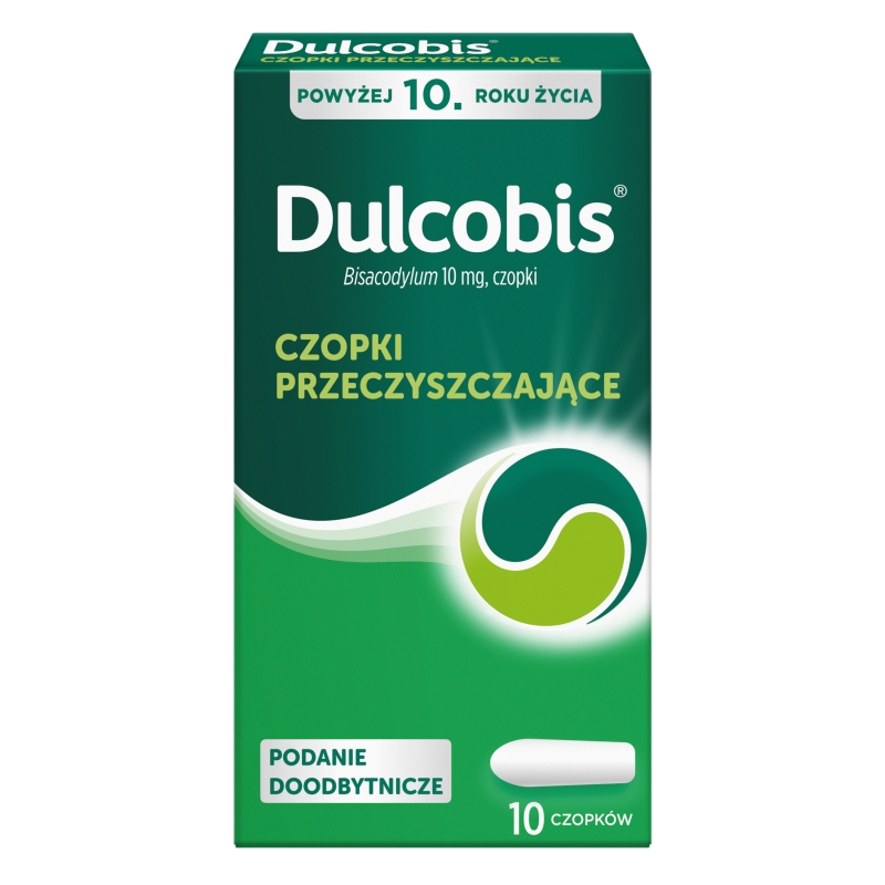 Dulcobis 10 mg 10 czopków