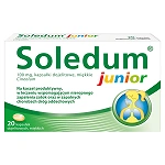 Soledum Junior 100 mg 20 kapsułek KRÓTKA DATA 30.06.2026