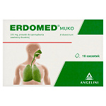 Erdomed Muko proszek na stany zapalne dróg oddechowych, 10 sasz.