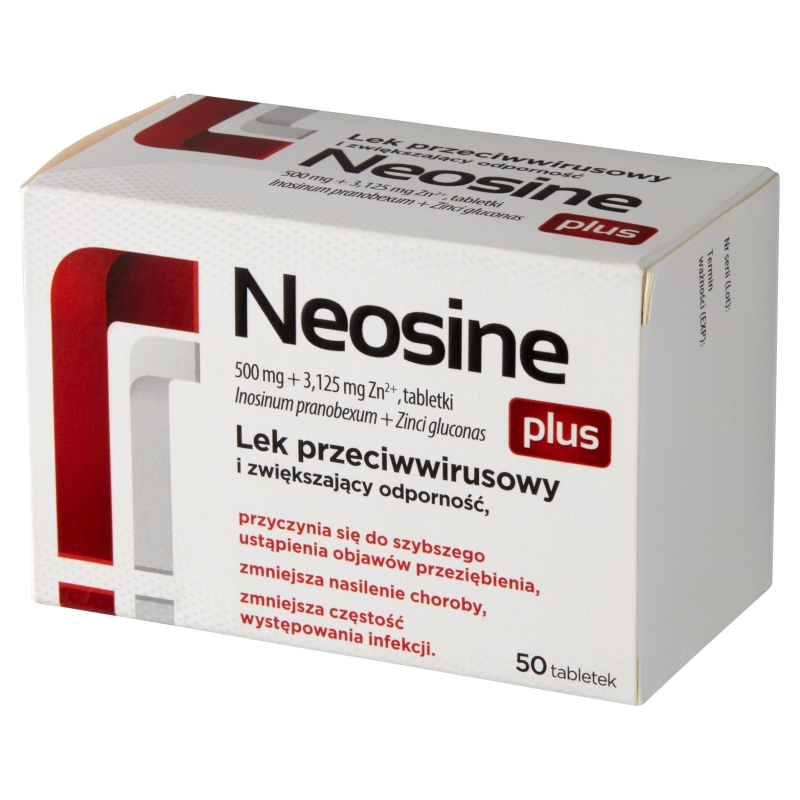 Neosine Plus, tabletki przeciwwirusowe na odporność, 50 szt.