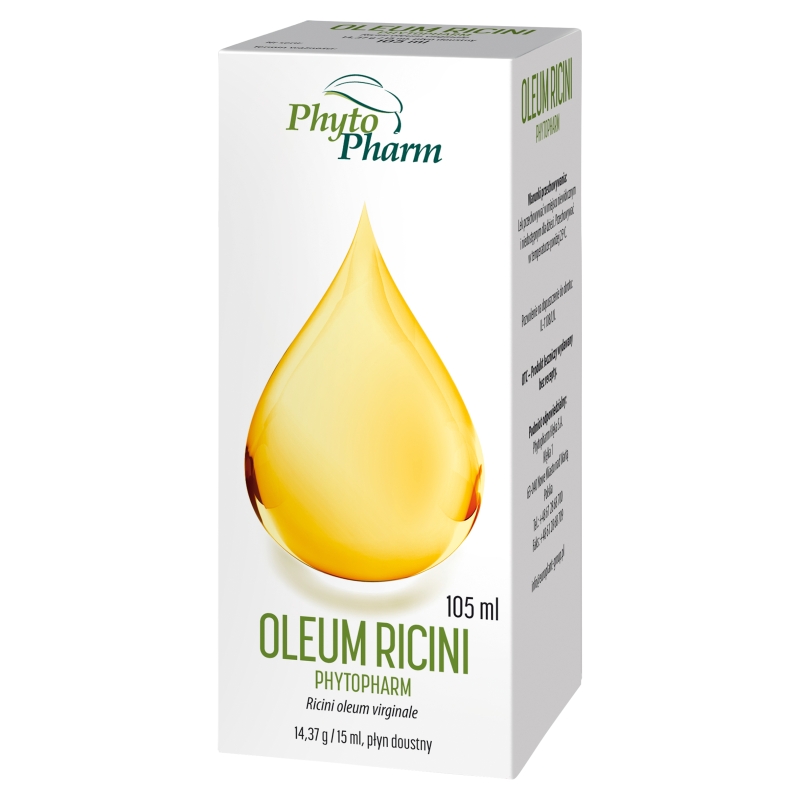 Phytopharm Oleum Ricini  olejek rycynowy, 100 mg. 
