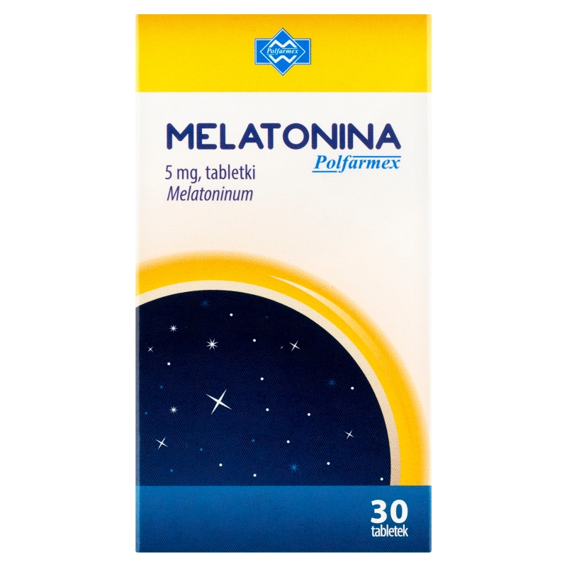 Melatonina Polfarmex tabletki ułatwiające zasypianie, 30 szt.