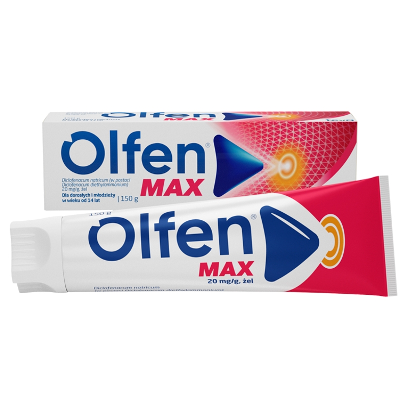 Olfen MAX , żel o działaniu przeciwzapalnym, 150 g
