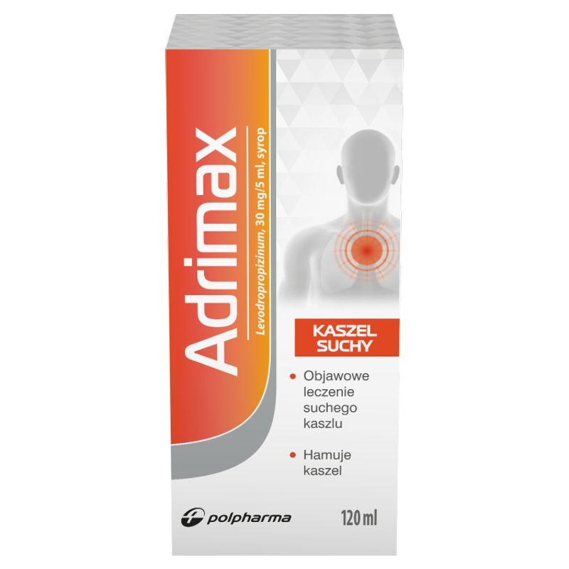 Adrimax , syrop na kaszel suchy, 120 ml