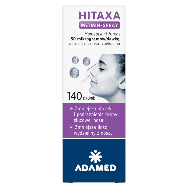 Hitaxa Metmin-Spray aerozol, 140 dawek