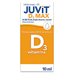 Juvit D3 Max 20 000 j.m. krople z witaminą D3 dla dzieci, 10 ml
