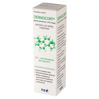 Dermocort, aerozol na skórę, 1 szt.