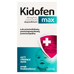Kidofen Max zawiesina przeciwbólowa i przeciwgorączkowa o smaku truskawkowym dla dzieci, 100 ml
