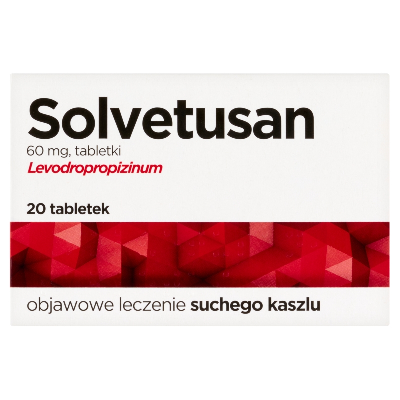 Solvetusan , tabletki na kaszel suchy, 20 szt.