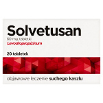Solvetusan, tabletki na kaszel suchy, 20 szt.