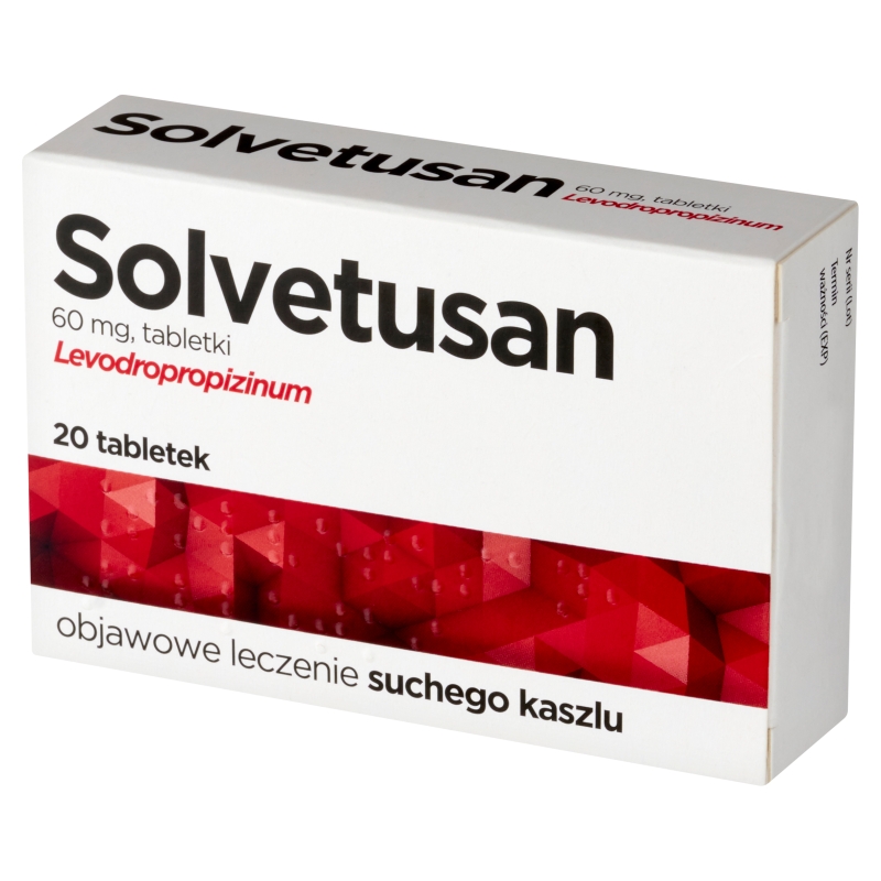 Solvetusan , tabletki na kaszel suchy, 20 szt.
