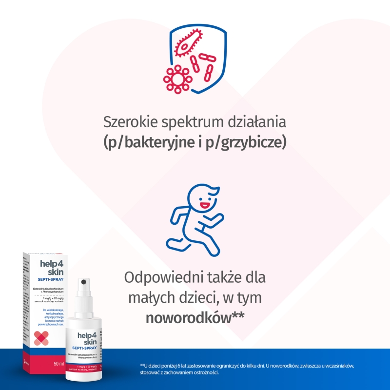 Help4Skin Septi-Spray, aerozol na skórę, 50 ml