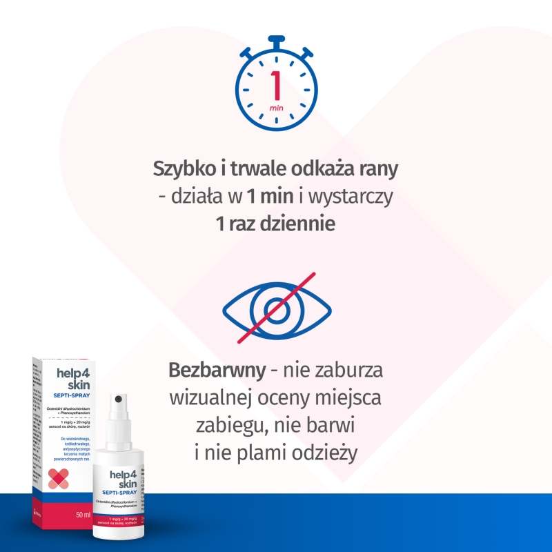 Help4Skin Septi-Spray, aerozol na skórę, 50 ml