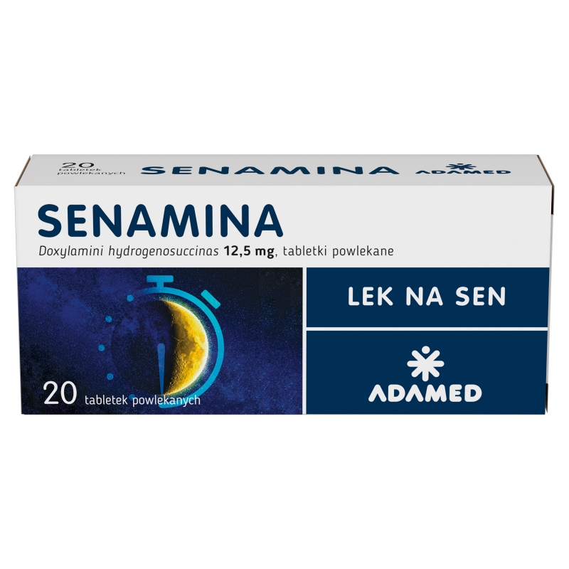 Senamina, tabletki ułatwiające zasypianie, 20 szt.