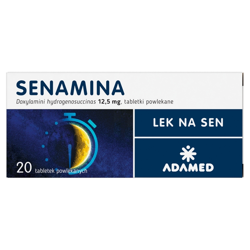 Senamina tabletki ułatwiające zasypianie, 20 szt.