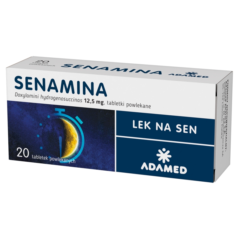 Senamina, tabletki ułatwiające zasypianie, 20 szt.