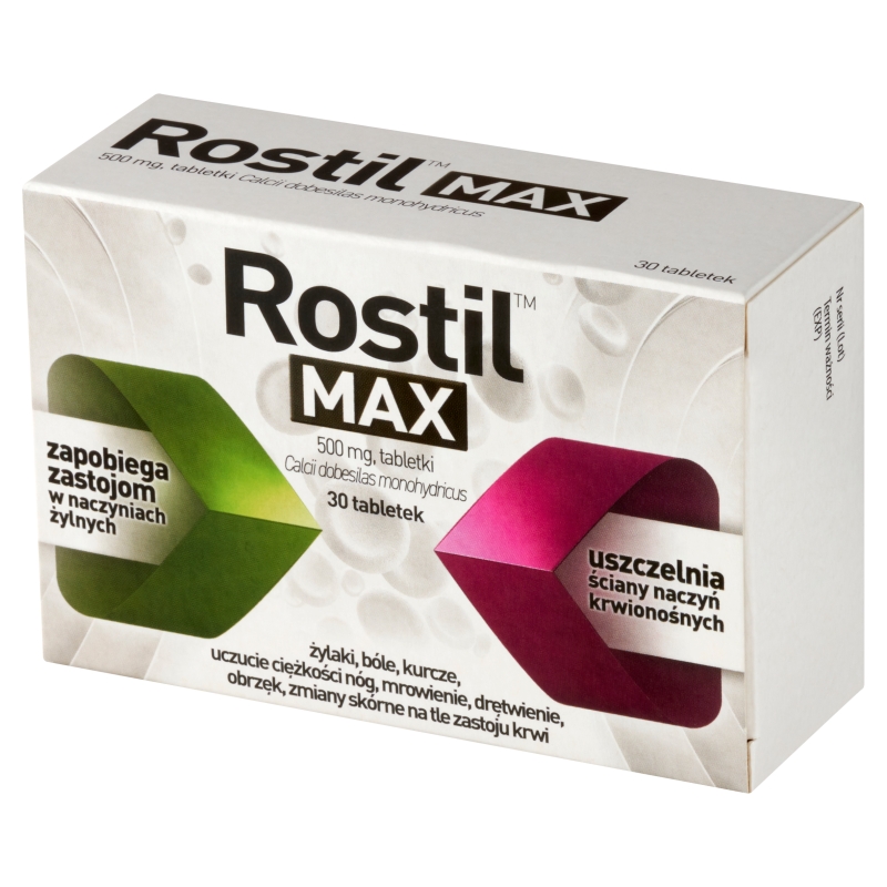 Rostil Max, 500 mg 30 tabletek