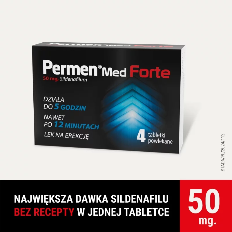 Permen Med Forte, lek na erekcję, 4 szt.