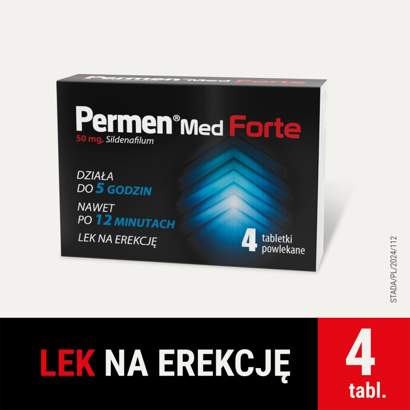 Permen Med Forte, lek na erekcję, 4 szt.