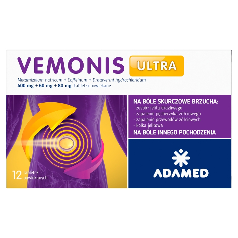 Vemonis Ultra 12 tabletek powlekanych