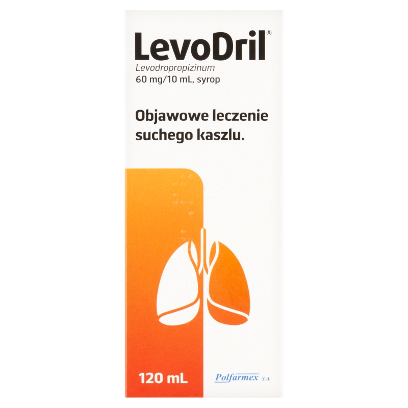 LevoDril 60 mg/10 ml syrop, 120 ml