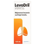 LevoDril 60 mg/10 ml syrop, 120 ml