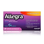 Allegra 120 mg 20 tabletek powlekanych