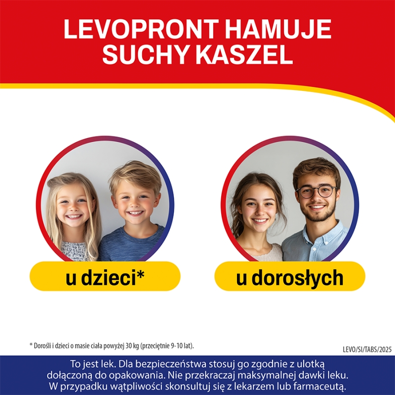 Levopront 60 mg, 20 tabletek