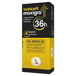 Tadalafil Maxigra tabletki na erekcję, 4 szt.