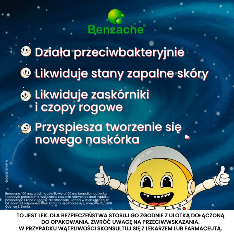 Benzacne 100 mg/g, żel, 20 g