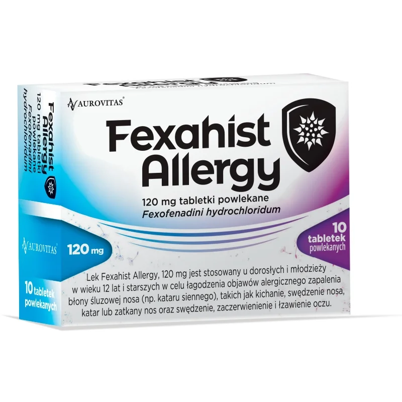Fexahist Allergy 120 mg 10 tabletek powlekanych