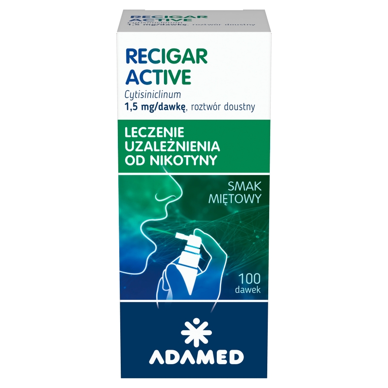 Recigar Active, 1,5 mg/dawkę, spray, 100 dawek 22 ml