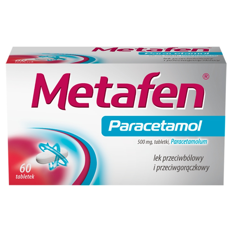 Metafen Paracetamol 500 mg, 60 tabletek