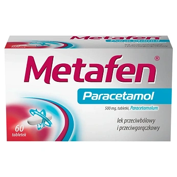 Metafen Paracetamol 500 mg, 60 tabletek