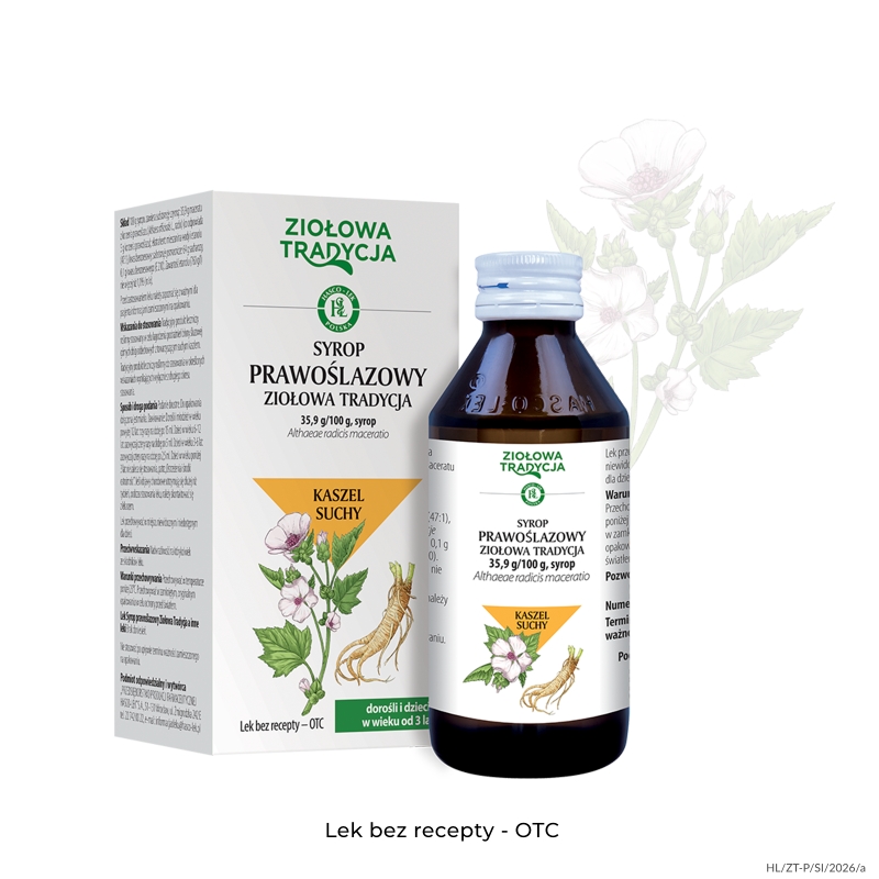Ziołowa Tradycja, syrop prawoślazowy, 125 g