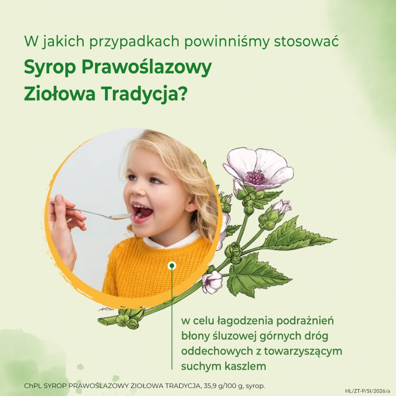 Ziołowa Tradycja, syrop prawoślazowy, 125 g