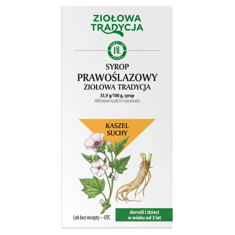 Ziołowa Tradycja syrop prawoślazowy, 125 g