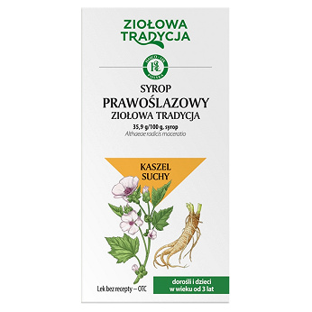 Ziołowa Tradycja, syrop prawoślazowy, 125 g