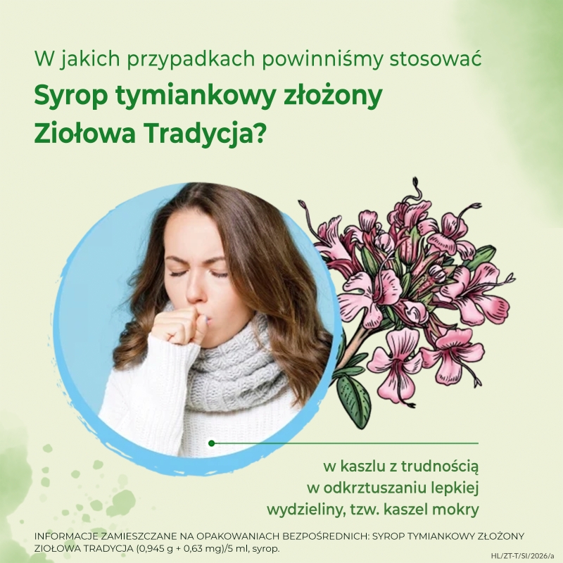 Syrop tymiankowy złożony, na kaszel suchy, 125 g