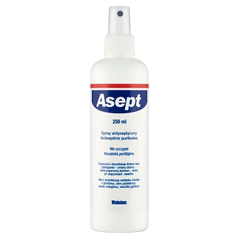 Asept , spray do dezynfekcji skóry, 250 ml