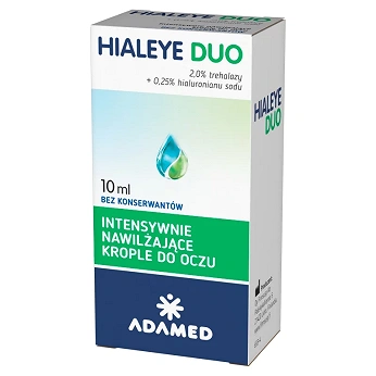 Hialeye DUO, krople intensywnie nawilżające do oczu, butelka 10 ml