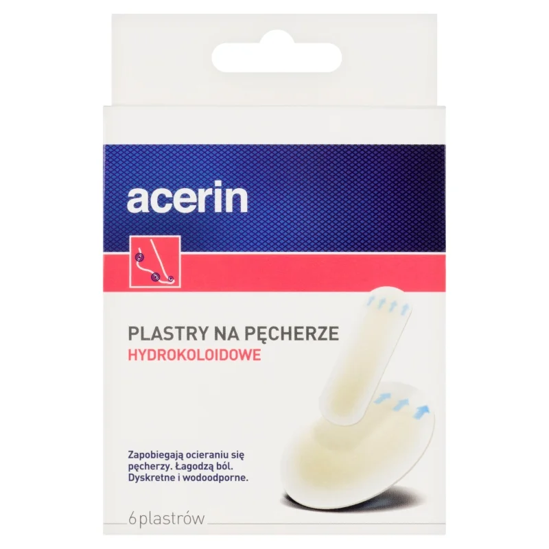 Acerin plastry na pęcherze, 6 szt.