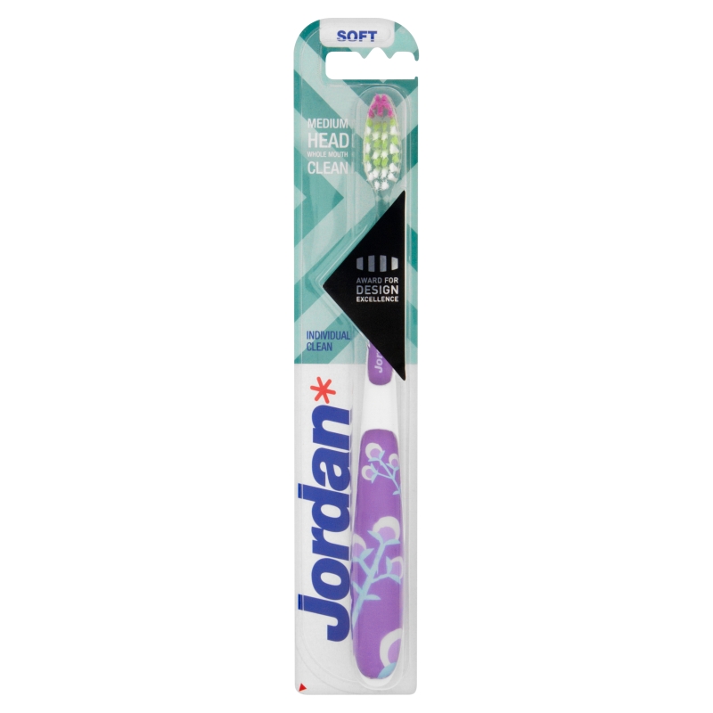 Jordan Individual Clean szczoteczka do zębów miękka, 1 szt.