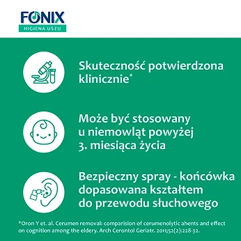 Fonix Higiena Uszu, spray, 30 ml