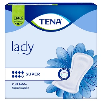 Tena Lady Super, wkładki anatomiczne, 30 szt.