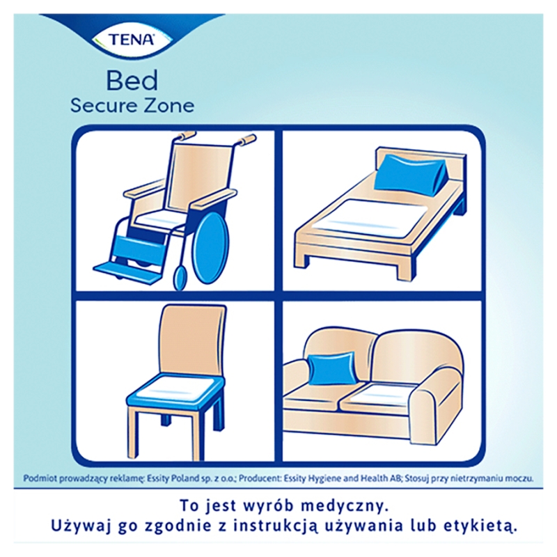 Tena Bed Plus , podkłady chłonne 60 x 60 cm, 5 szt.